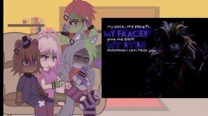 Реакция фнаф 9 на фнаф руины (1 часть)