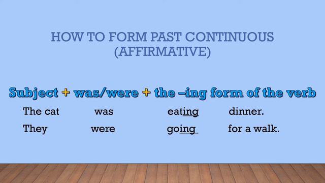 Pulse 2 Unit 3 Page 32 Past Continuous Part 1
