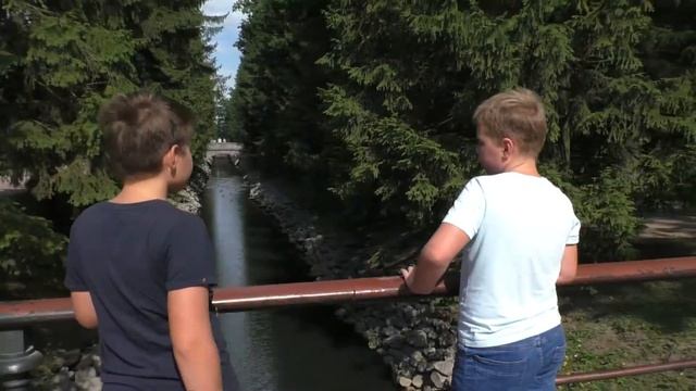 Царское село - гуляем по парку, кормим белок и уток смотреть онлайн