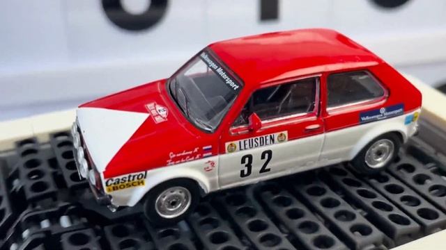 Schuco x Tarmac Works Volkswagen Golf I GTI Rally Mont Carlo 1983 смотреть онлайн