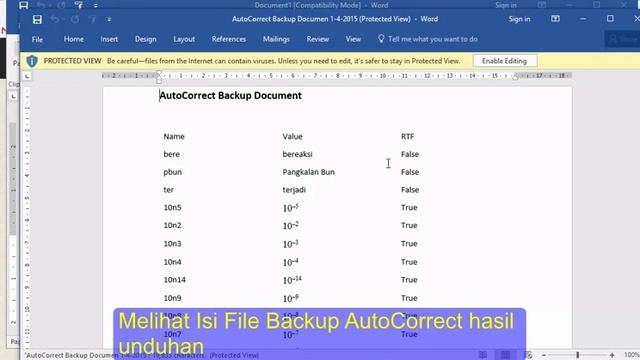 Restore autocorrect menggunakan utility backup restore autocorrect смотреть онлайн