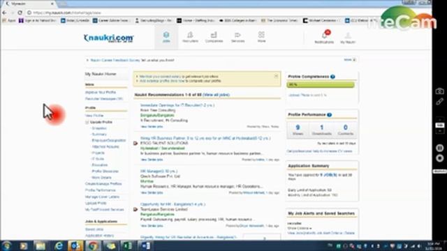 How to Catch Recruiter's EYE on your Profile in Naukri? Naukri Tutorial Part 1 смотреть онлайн