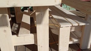 Стол и скамейки для детского сада