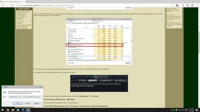 How to Use Less Memory, GPU, and CPU With Steam смотреть онлайн