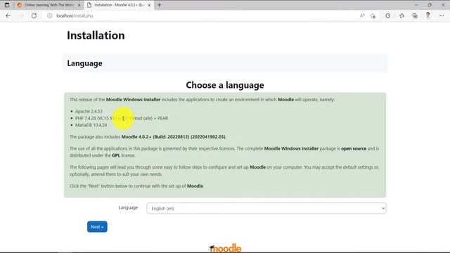 ดาวน์โหลด และติดตั้งระบบ Moodle (Download & Install moodle) смотреть онлайн
