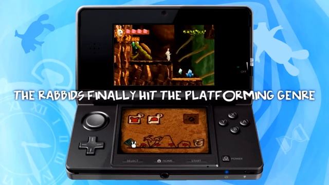 Rabbids 3D for Nintendo 3DS Gameplay footage смотреть онлайн