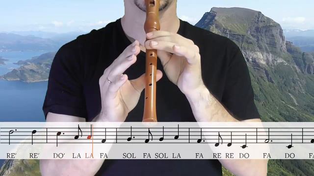 Auld Lang Syne - Tutorial flauta con partitura | Karaoke instrumental смотреть онлайн