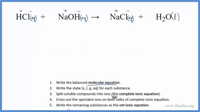How to Write the Net Ionic Equation for HCl + NaOH = NaCl + H2O смотреть онлайн