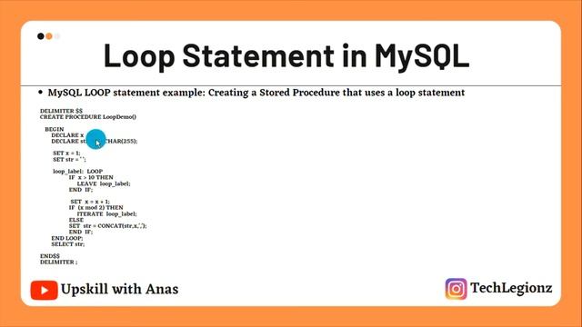 39. Loops in MySQL | Advance MySQL Series смотреть онлайн