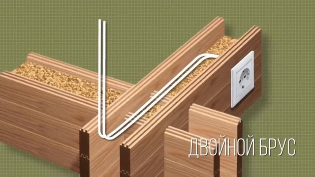 Преимущества дома из "Двойного бруса" | Обзор от Экострой смотреть онлайн