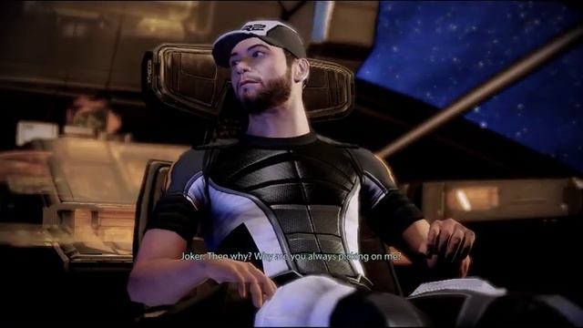 Mass Effect 2 - EDI firing Joker смотреть онлайн