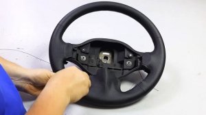 Перетяжка руля Renault Logan 1 фаза оплеткой «Пермь-рулит»