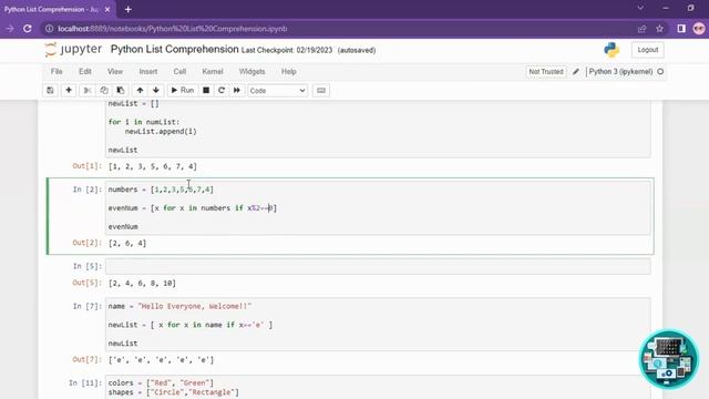 How to create a list using List Comprehension in Python? - English | Free Coding смотреть онлайн