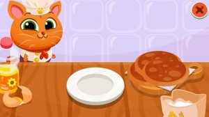 Суровый КОТИК БУБУ шеф повар РЕСТОРАНА №2. Злой кот. Мультик ИГРА про котят на Хвостик ТВ