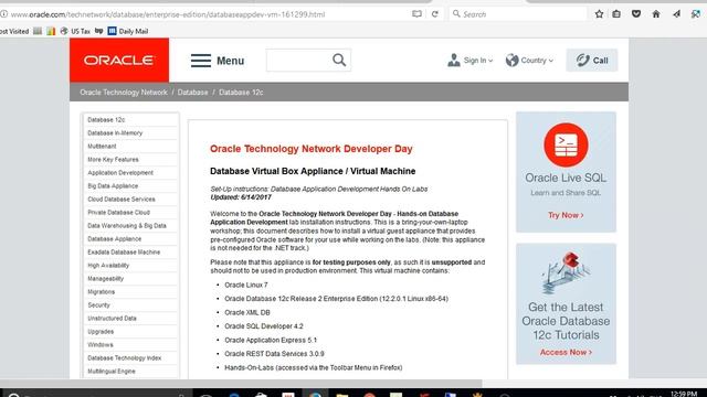 Download and Install Oracle Database Developer on Virtualbox смотреть онлайн