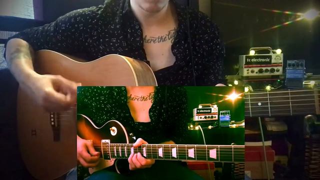 Led Zeppelin - Ramble On ( all guitar parts ) смотреть онлайн