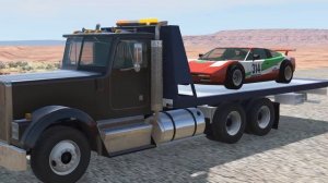 Автомобили против подвесного моста #2 – BeamNG.Drive