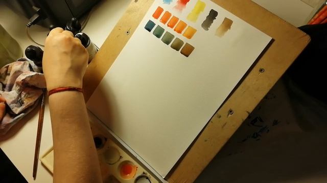 Первый тест и выкраска акриловых чернил от Liquitex смотреть онлайн
