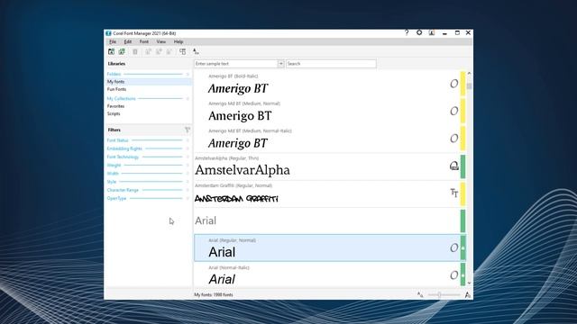 How to Import a Font Database | Corel Font Manager смотреть онлайн