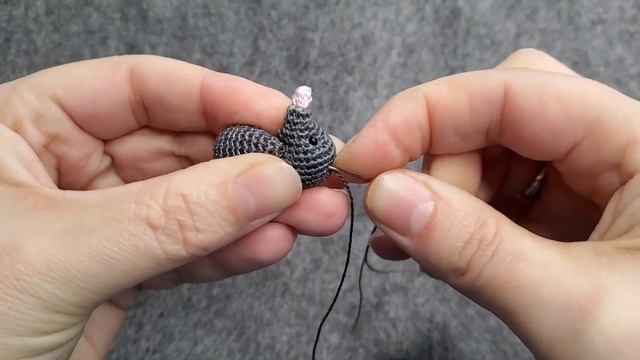 Мастер класс вязаный крот//Pattern Crocheted Mole (Eng Sub)