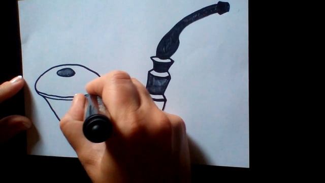 Как нарисовать курительную трубку Как нарисовать милые рисунки смотреть онлайн