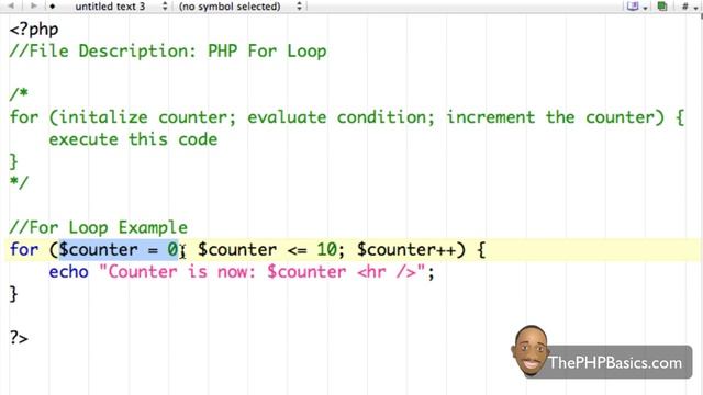 Tutorial 17 - PHP For Loop смотреть онлайн