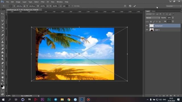 PHOTOSHOPDA RASM KESISH // KOMPYUTERDA RASM MONTAJ QILISH смотреть онлайн