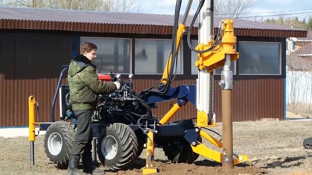 Бурение под буронабивные сваи МГБ50П-СВ смотреть онлайн