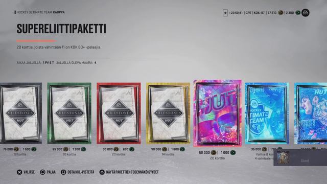 Hyvä X-Factor-Pakka & Paketteja Storesta! | NHL 23 HUT Suomi смотреть онлайн