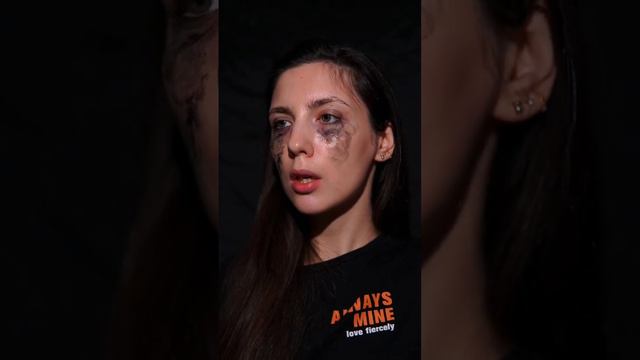 Падший ангел или макияж олицетворяющий СТРАХ🖤 смотреть онлайн