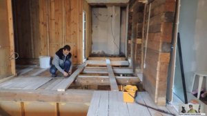 Как я ВЫРАВНИВАЮ ЛАГИ в доме по уровню. Перепад пола до 5 см