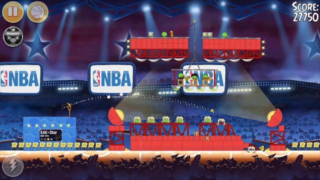 Angry Birds Seasons Ham Dunk All Star levels (v 5.0.0) смотреть онлайн