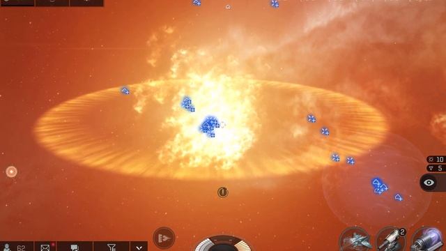 Capsuleer Outpost destruction - Eve Echoes смотреть онлайн