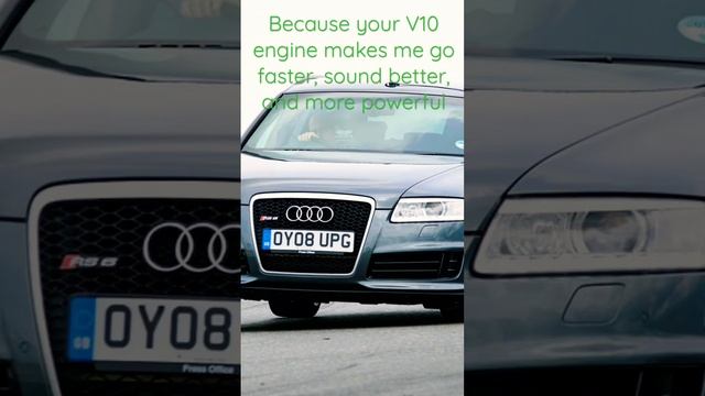 Audi RS6 refuses to give Lamborghini Gallardo his V10 engine back смотреть онлайн