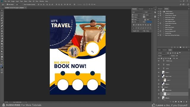 Premium Flyer Design in few minute using Adobe Photoshop | Shah Tutorials смотреть онлайн