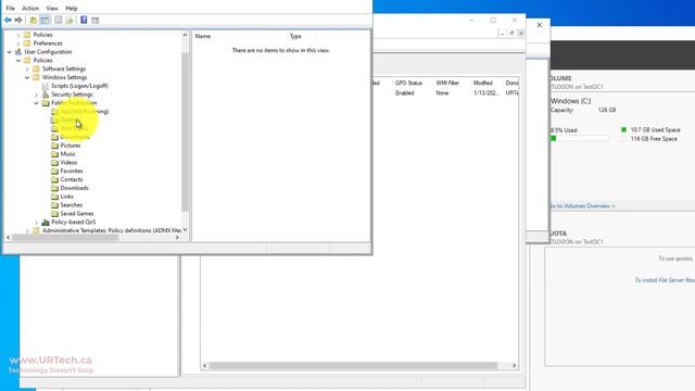 Deploy Folder Redirection in Windows Server 2022 смотреть онлайн