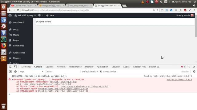 How to use jQuery UI with wordpress for beginners from scratch - jQuery Draggable with Wordpress смотреть онлайн