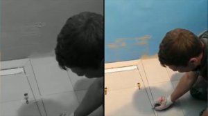 Душевой поддон без бортика в строительном исполнении