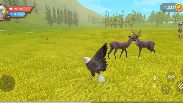 WildCraft: Animal Sim Online 3D - Eagle : Raise A Family - Gameplay Part 4 смотреть онлайн