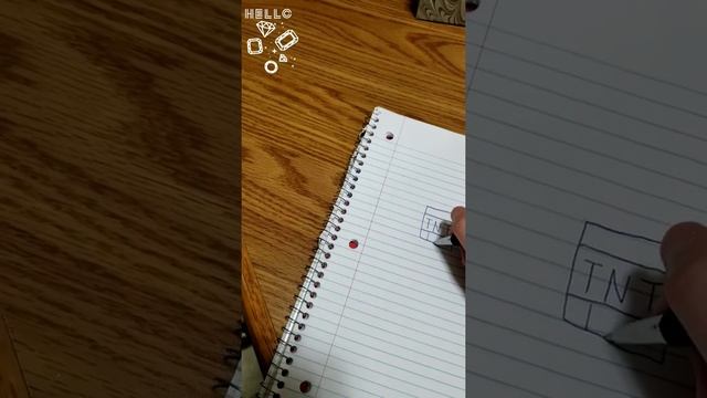How to draw a minecraft TNT смотреть онлайн