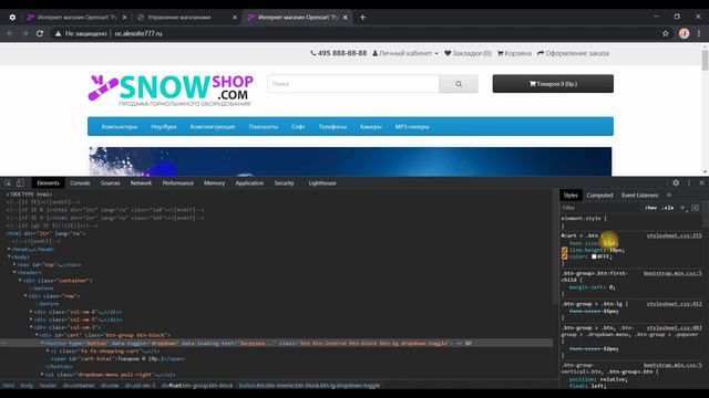 Урок 1. OpenCart 3.0.3.6 красивая настройка стандартного шаблона, улучшение темы и внешнего вида - С смотреть онлайн