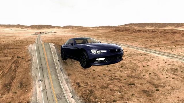 Автомобили против Гиганской выпуклости - BeamNG.drive смотреть онлайн