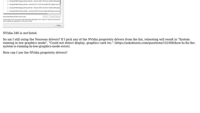 Ubuntu 14.04 NVidia proprietry 346 drivers (2 Solutions!!) смотреть онлайн