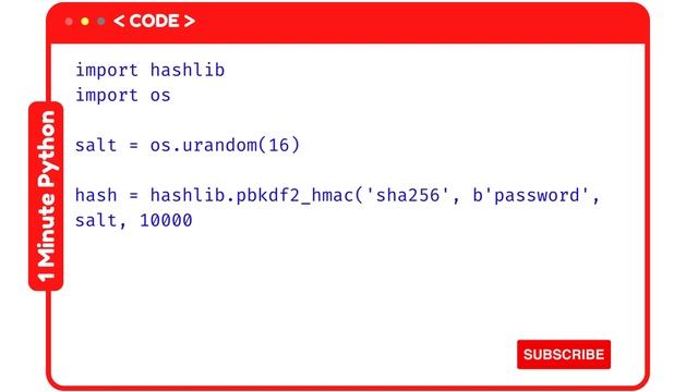 How to Secure Password Hashing using Hashlib in Python смотреть онлайн