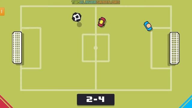 Soccer Pixel, 2 Player Touch Screen Game смотреть онлайн