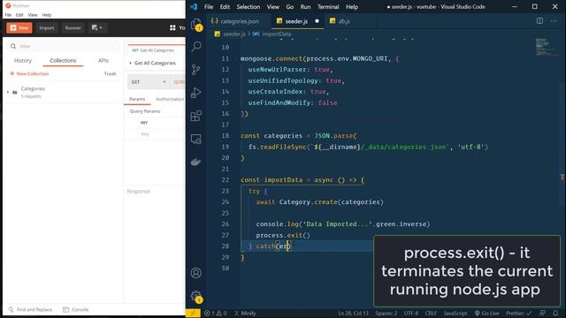 [3] Build A YouTube Clone With Node js, MongoDB, Vue js & Vuetify js MEVN - Seeding Database смотреть онлайн