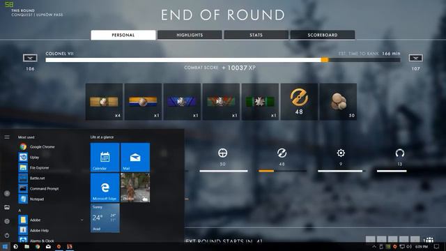 BF1 Premium Lupkow pass , new menu , i love this map! смотреть онлайн