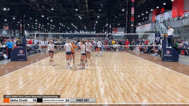 2023 USAV National Championship - Idaho Crush 16 Bower vs ARIZONA STORM 16 THUNDER смотреть онлайн