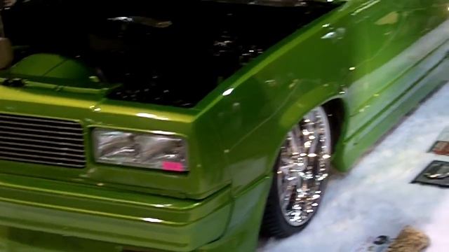 Custom 1984 El Camino with Jolly Rancher Green paint job!! [HD] смотреть онлайн