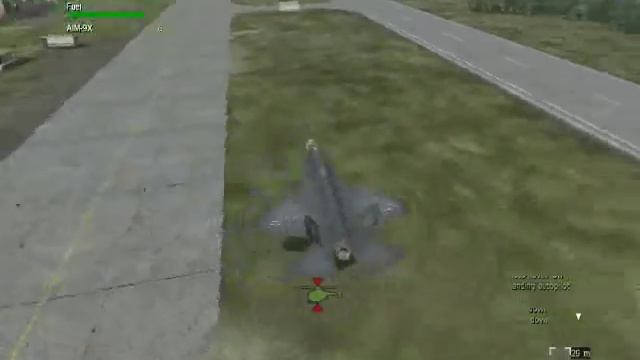 F35 Lightning II - Arma Addon VTOL flight model test смотреть онлайн
